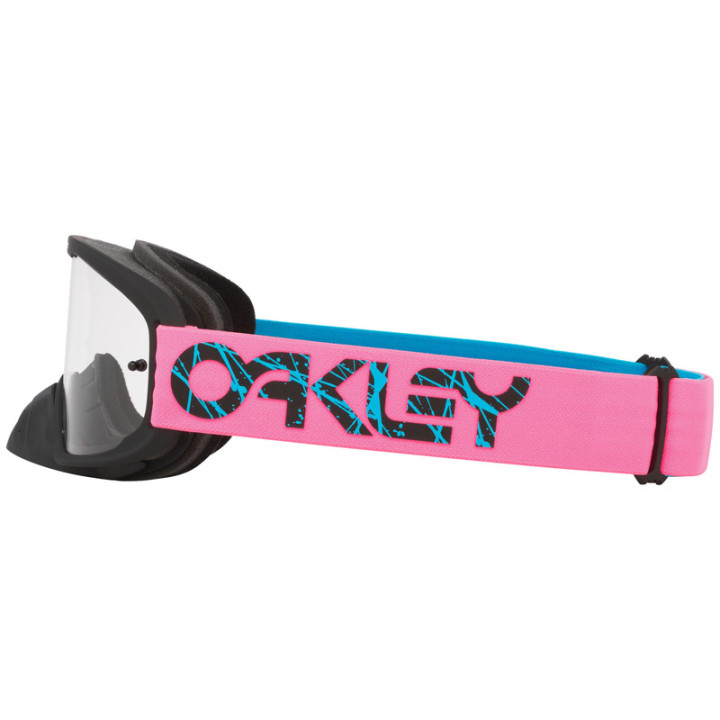 Masque Oakley O-Frame 2.0 Pro MX Heritage - 2 Stroke Blue Pink écran clair
