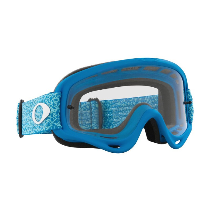 Masque Oakley O-Frame MX - BLUE CRACKLE Clear | Oxmoto