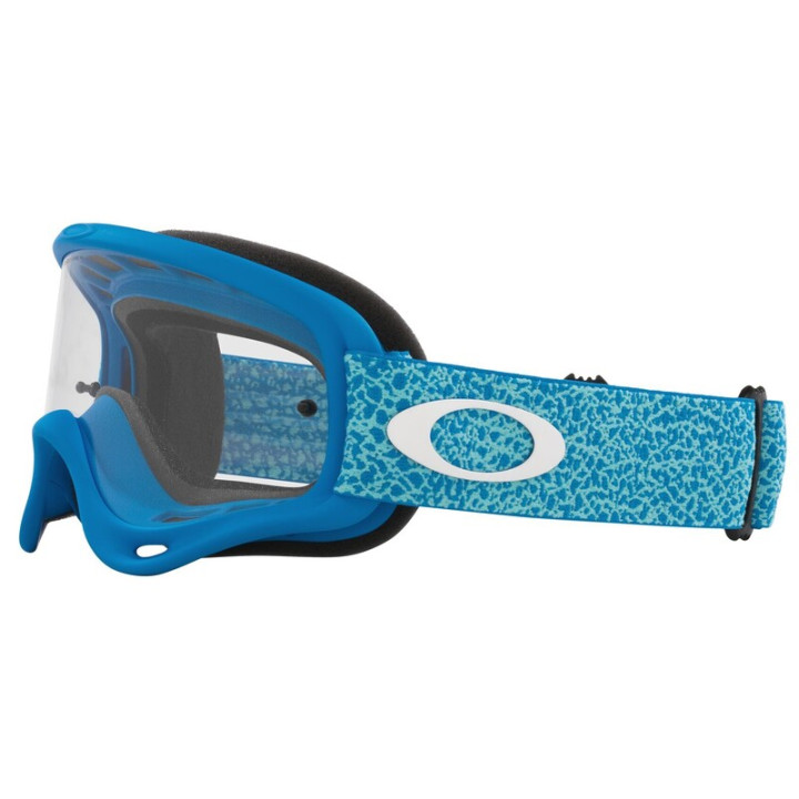 Masque Oakley O-Frame MX - BLUE CRACKLE Clear | Oxmoto
