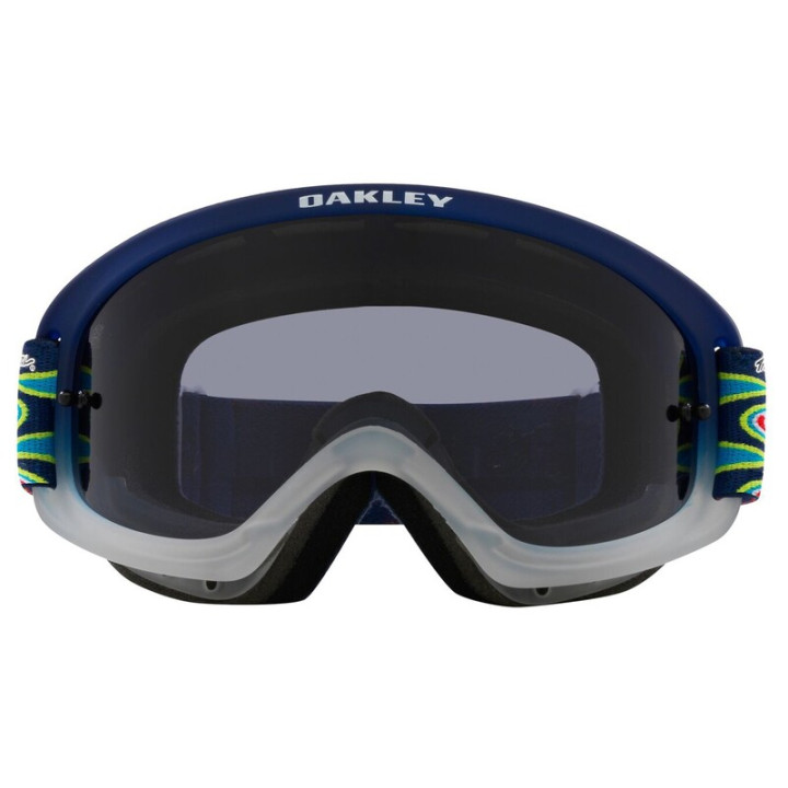 Masque Oakley XS O-Frame 2.0 PRO MX - TLD SPEED BUBBLES NAVY Dark Grey