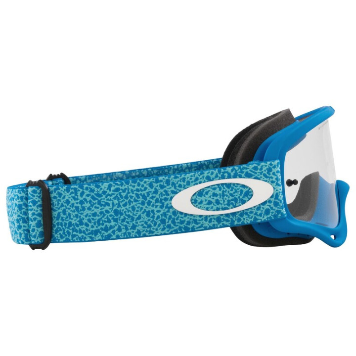 Masque Oakley O-Frame MX - BLUE CRACKLE Clear | Oxmoto