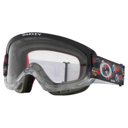 Masque Oakley XS O-Frame 2.0 PRO MX - Troy Lee Designs Series EYEBALLS BLACK Clear