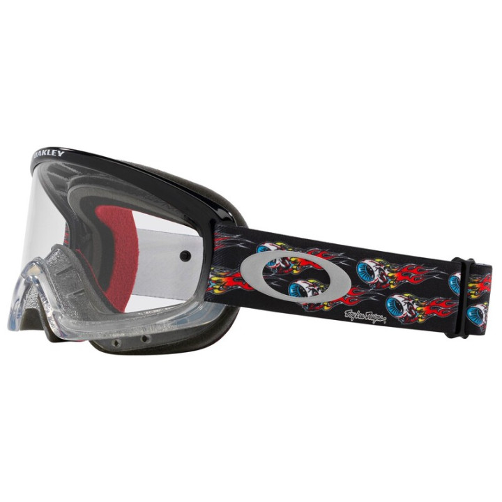 Masque Oakley XS O-Frame 2.0 PRO MX - Troy Lee Designs Series EYEBALLS BLACK Clear
