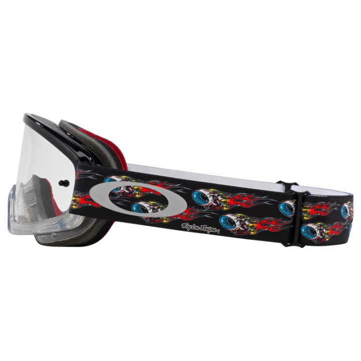 Masque Oakley XS O-Frame 2.0 PRO MX - Troy Lee Designs Series EYEBALLS BLACK Clear