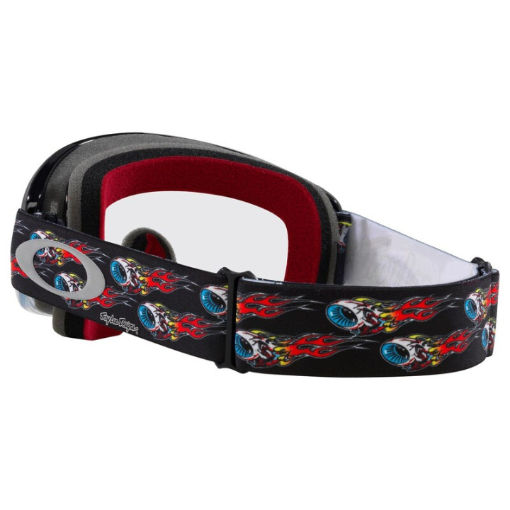 Masque Oakley XS O-Frame 2.0 PRO MX - Troy Lee Designs Series EYEBALLS BLACK Clear
