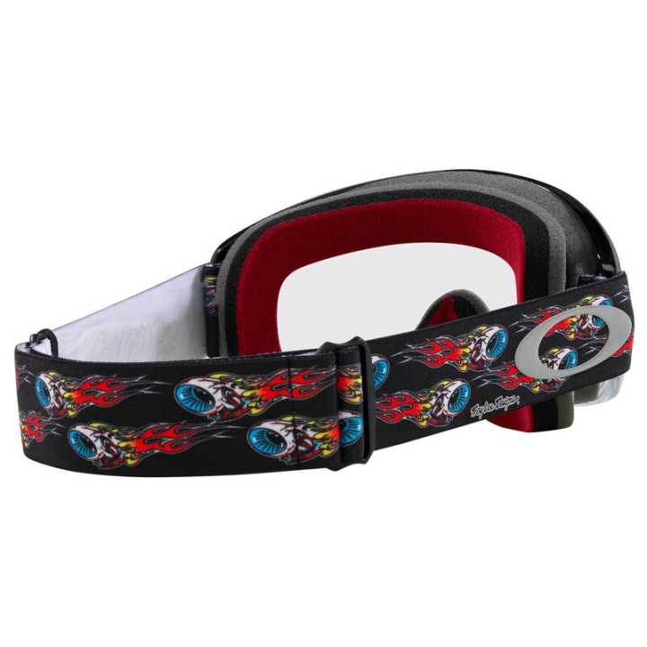 Masque Oakley XS O-Frame 2.0 PRO MX - Troy Lee Designs Series EYEBALLS BLACK Clear