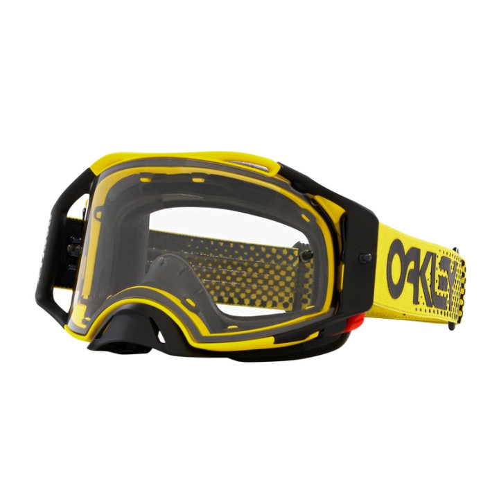 Masque Oakley Airbrake MX - Moto Yellow B1B écran clair