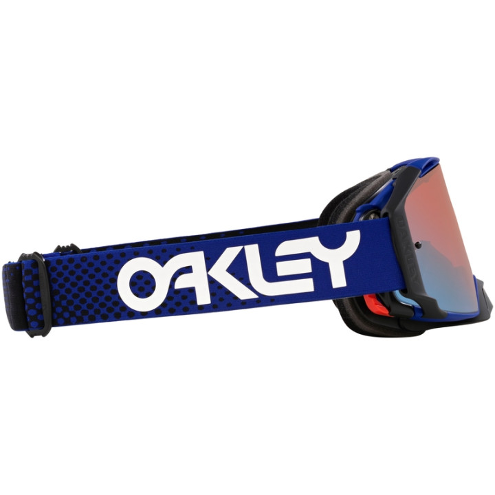 Masque Oakley Airbrake MX - Moto Blue B1B écran Prizm MX Sapphire
