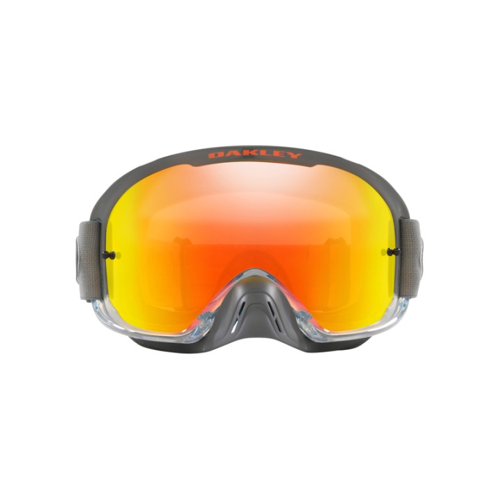 Masque Oakley O Frame 2.0 Pro MX - TLD Grey Stripes écran Fire Iridium