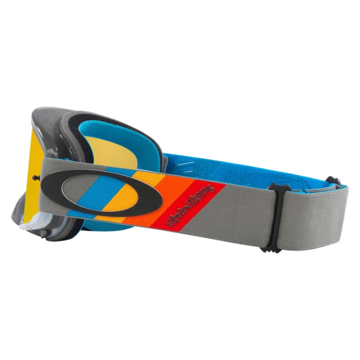 Masque Oakley O Frame 2.0 Pro MX - TLD Grey Stripes écran Fire Iridium