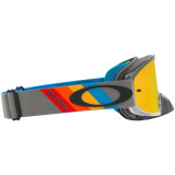 Masque Oakley O Frame 2.0 Pro MX - TLD Grey Stripes écran Fire Iridium