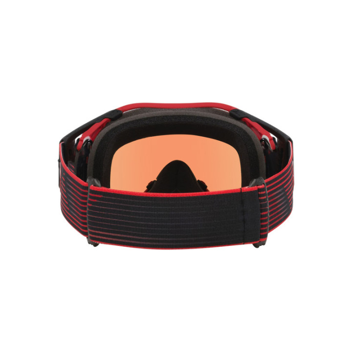 Masque Oakley Airbrake MX - Red Motion écran Prizm MX Torch Iridium