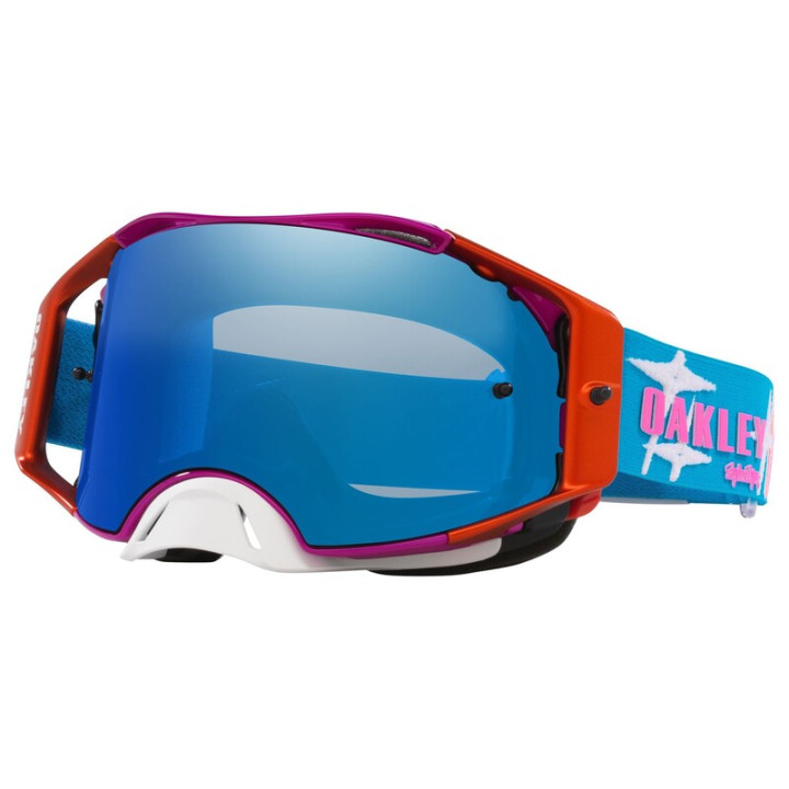 Masque Oakley Airbrake MX - TLD Speed Stars écran Black Ice Iridium