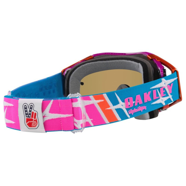 Masque Oakley Airbrake MX - TLD Speed Stars écran Black Ice Iridium