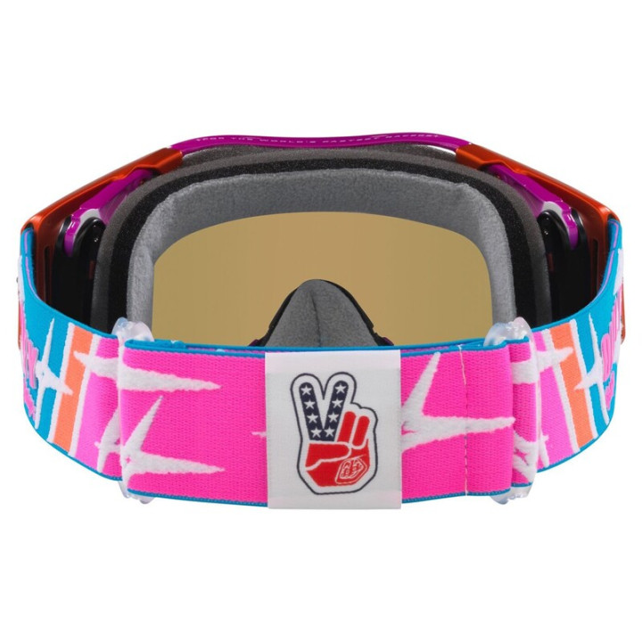 Masque Oakley Airbrake MX - TLD Speed Stars écran Black Ice Iridium