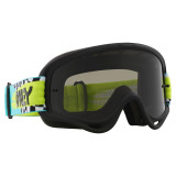 Masque Oakley O-Frame MX - TEAL CHECKS Dark Grey | Oxmoto