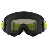 Masque Oakley O-Frame MX - TEAL CHECKS Dark Grey | Oxmoto