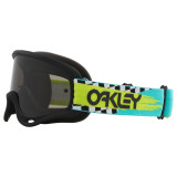 Masque Oakley O-Frame MX - TEAL CHECKS Dark Grey | Oxmoto