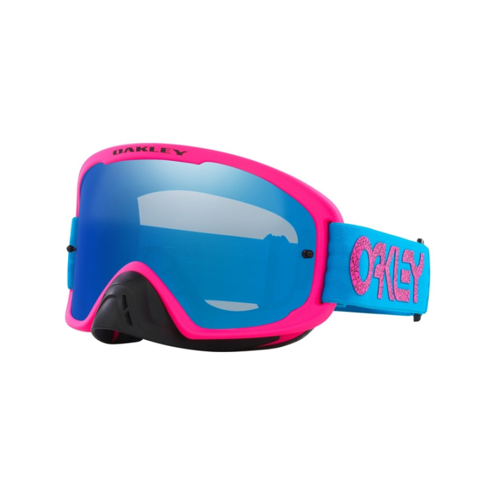 Masque Oakley O Frame 2.0 Pro MX - Blue Crackle écran Black Ice Iridium