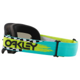Masque Oakley O-Frame MX - TEAL CHECKS Dark Grey | Oxmoto