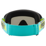Masque Oakley O-Frame MX - TEAL CHECKS Dark Grey | Oxmoto