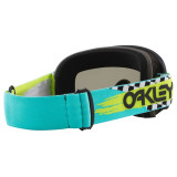 Masque Oakley O-Frame MX - TEAL CHECKS Dark Grey | Oxmoto