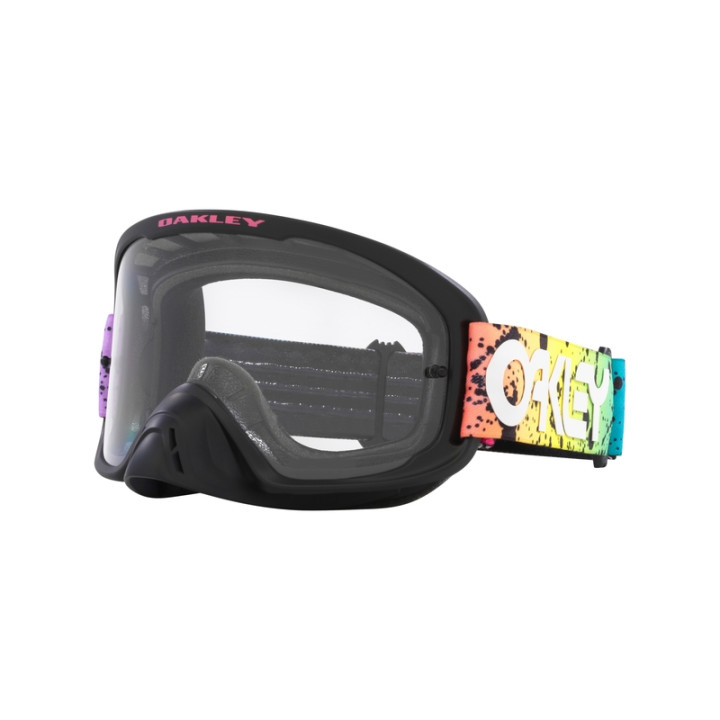 Masque Oakley O Frame 2.0 Pro MX - Black Splatter écran clair