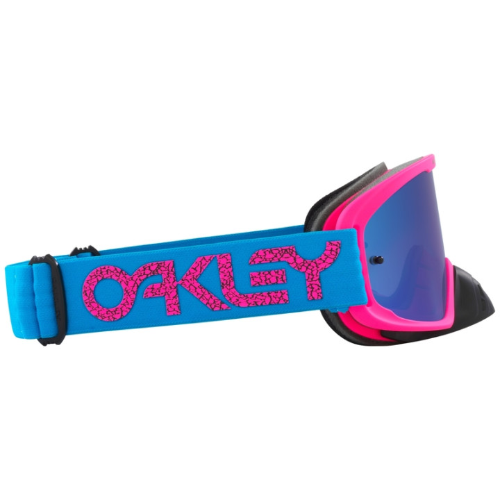 Masque Oakley O Frame 2.0 Pro MX - Blue Crackle écran Black Ice Iridium