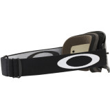 Masque Oakley XS O Frame MX Sand Jet Black écran Dark Grey + transparent