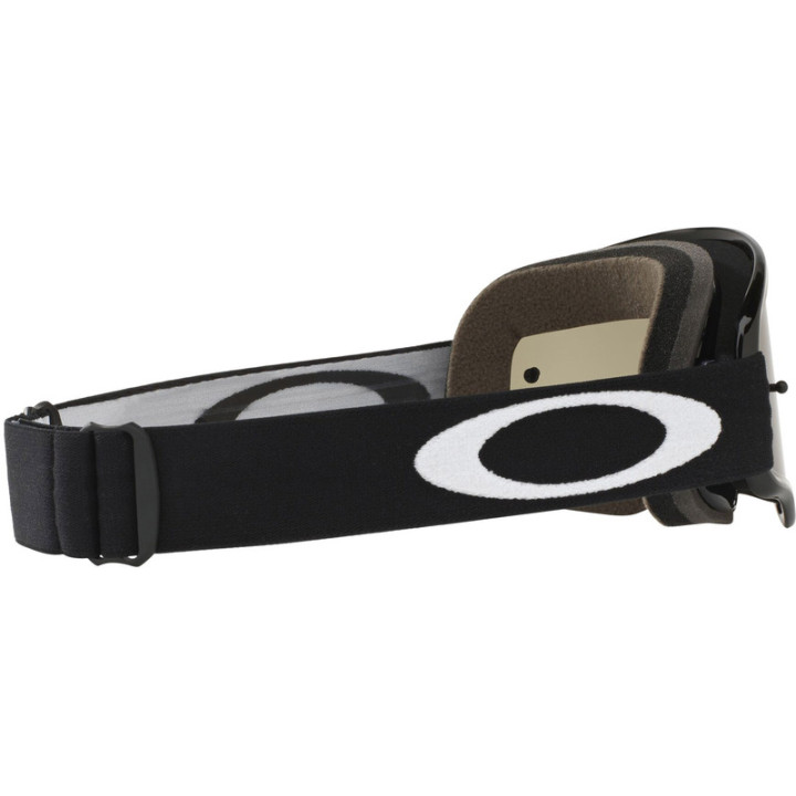 Masque Oakley XS O Frame MX Sand Jet Black écran Dark Grey + transparent