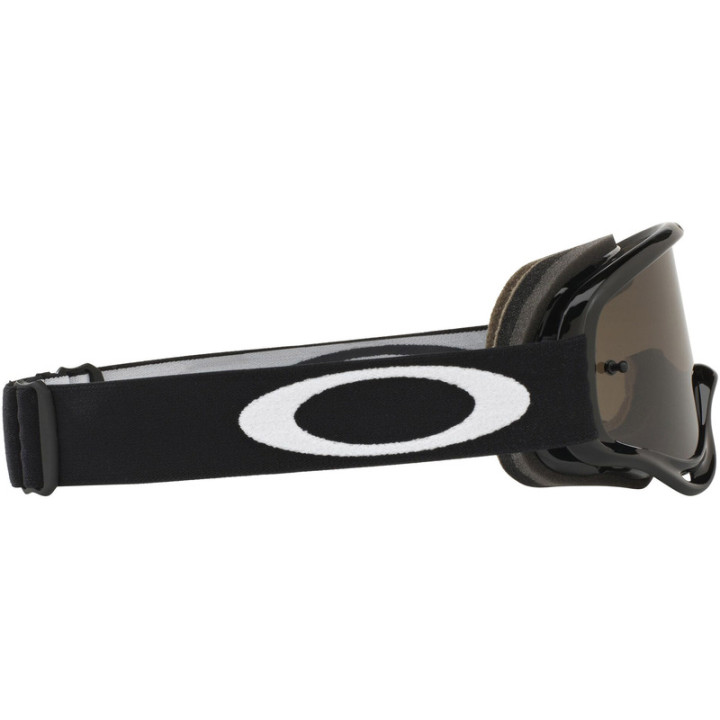 Masque Oakley XS O Frame MX Sand Jet Black écran Dark Grey + transparent