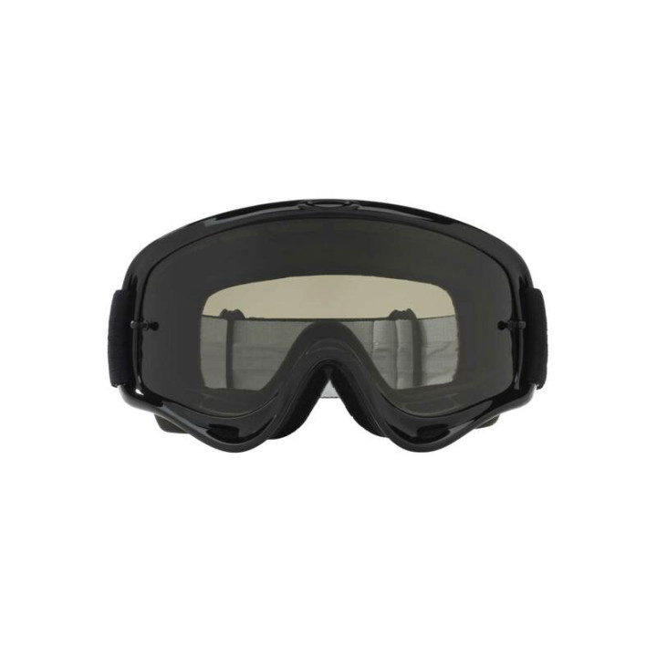 Masque Oakley O Frame MX Jet Black écran Dark Grey | Oxmoto