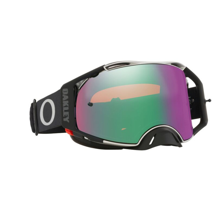Masque Oakley Airbrake MX - Tuff Blocks Black Gunmetal écran Prizm MX Jade