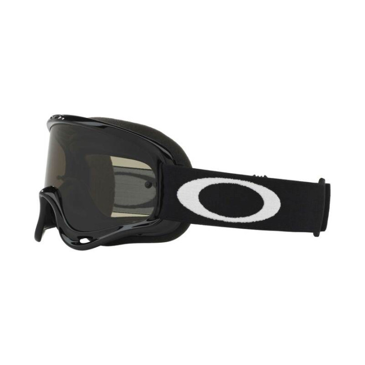 Masque Oakley O Frame MX Jet Black écran Dark Grey | Oxmoto