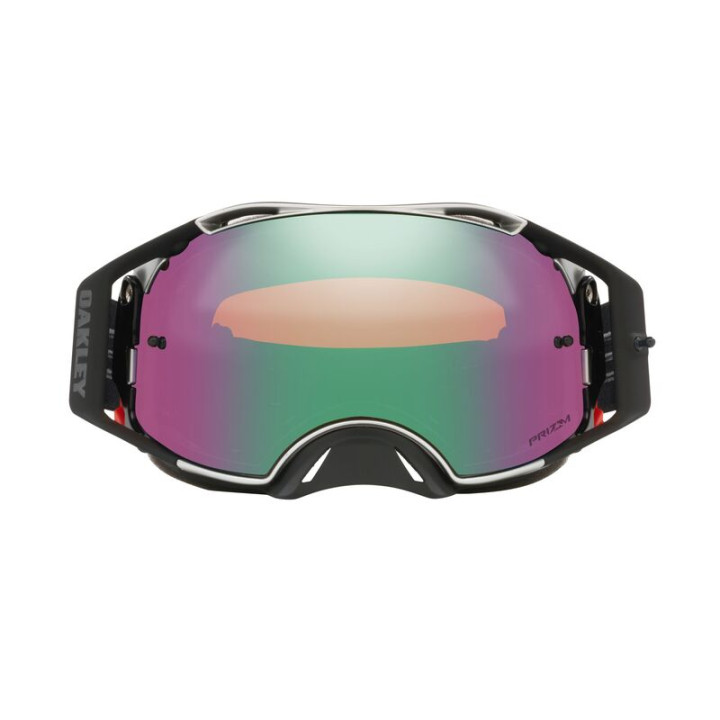 Masque Oakley Airbrake MX - Tuff Blocks Black Gunmetal écran Prizm MX Jade