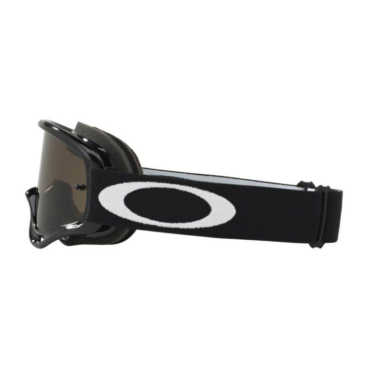 Masque Oakley O Frame MX Jet Black écran Dark Grey | Oxmoto
