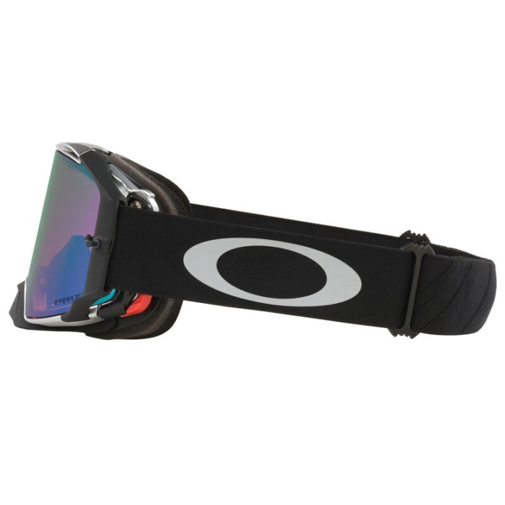 Masque Oakley Airbrake MX - Tuff Blocks Black Gunmetal écran Prizm MX Jade