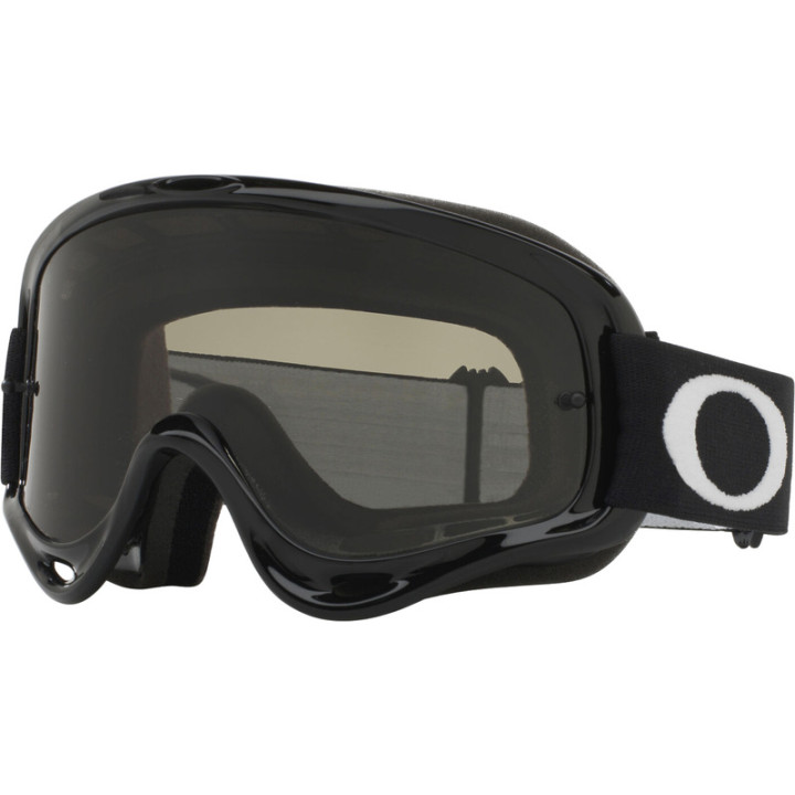 Masque Oakley O Frame MX Jet Black écran Dark Grey | Oxmoto