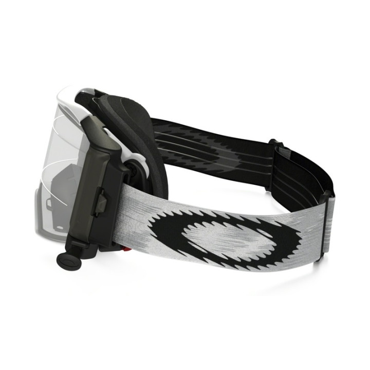 Masque Oakley Airbrake MX Race-Ready Roll-Off Matte White Speed écran transparent