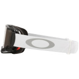 Masque Oakley Airbrake MX - Tuff Blocks White écran Race-Ready Roll-Off clair
