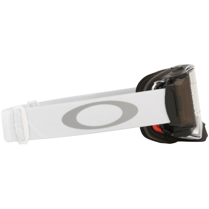 Masque Oakley Airbrake MX - Tuff Blocks White écran Race-Ready Roll-Off clair
