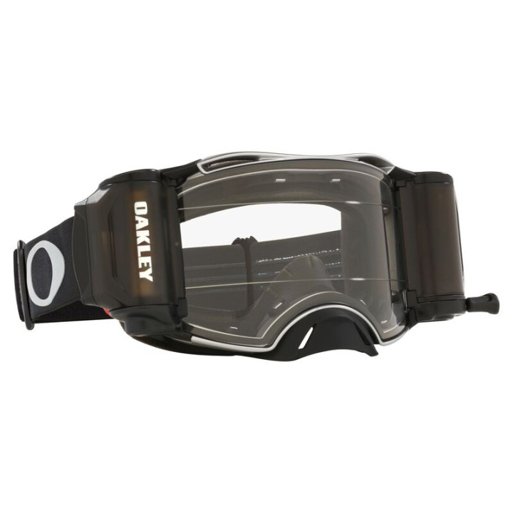 Masque Oakley Airbrake MX - Tuff Blocks Black Gunmetal écran Race-Ready Roll-Off clair