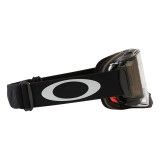 Masque Oakley Airbrake MX - Tuff Blocks Black Gunmetal écran Race-Ready Roll-Off clair
