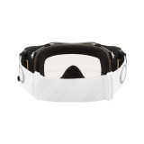 Masque Oakley Airbrake MX - Tuff Blocks White écran Race-Ready Roll-Off clair