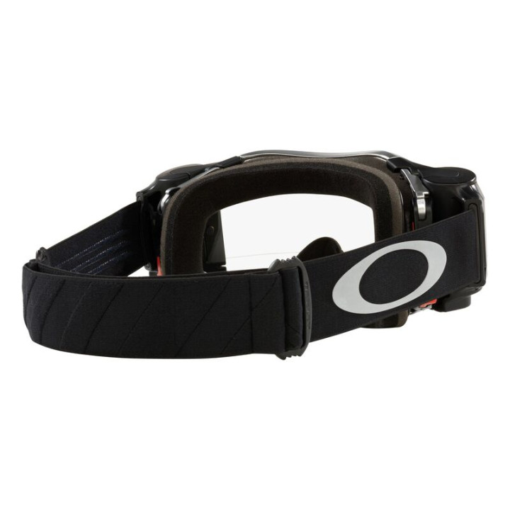 Masque Oakley Airbrake MX - Tuff Blocks Black Gunmetal écran Race-Ready Roll-Off clair