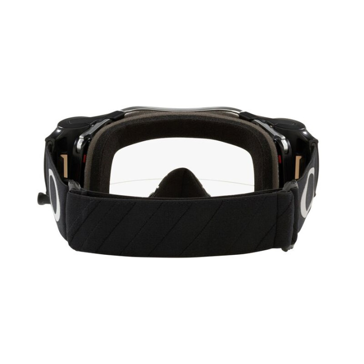 Masque Oakley Airbrake MX - Tuff Blocks Black Gunmetal écran Race-Ready Roll-Off clair