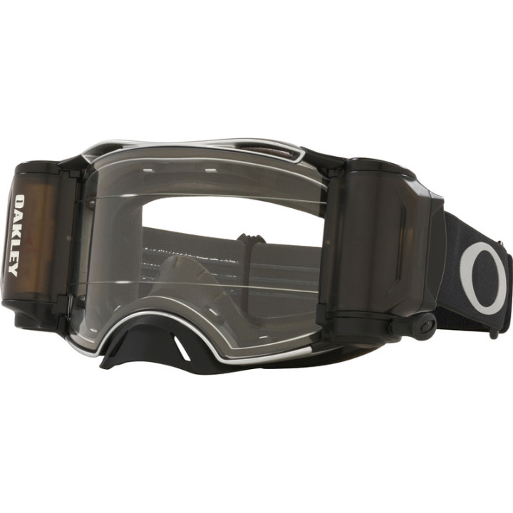 Masque Oakley Airbrake MX - Tuff Blocks Black Gunmetal écran Race-Ready Roll-Off clair