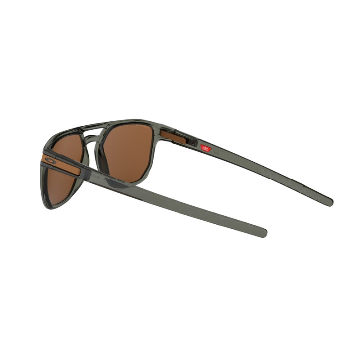 Lunettes de soleil Oakley Latch Beta - verres Prizm Tungsten, monture Olive Ink