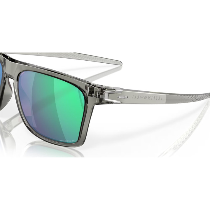 Lunettes de soleil Oakley Leffingwell Grey Ink - verres Prizm Jade Polarized