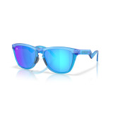 Lunettes de soleil Oakley Frogskins™ Hybrid Fabio Quartararo Signature Series Matte Acid Blue - verres Prizm Sapphire